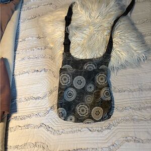 Stylish Black and Gray Patterned Women's Bag handmade in Colorado